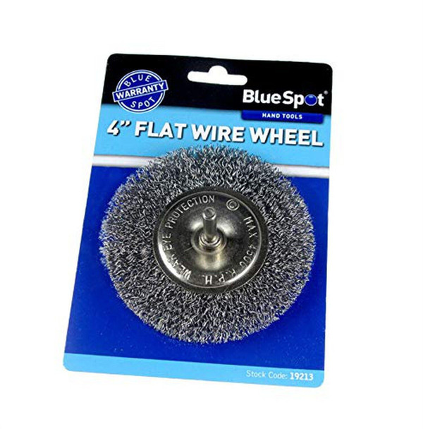 Blue Spot 19213 4-inch Flat Wire Wheel