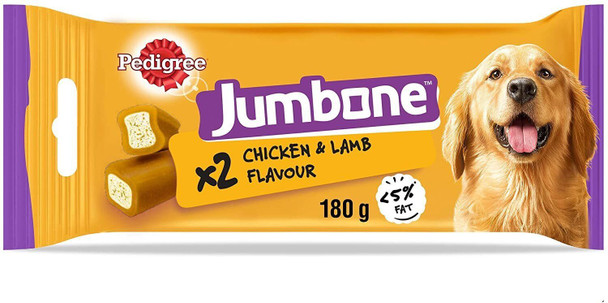 Pedigree Jumbone x2 Medium with Chicken & Lamb 180g