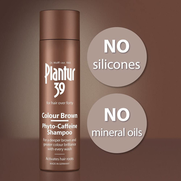 Plantur 39 Phyto Caffeine Shampoo, Colour Brown, 250 ml