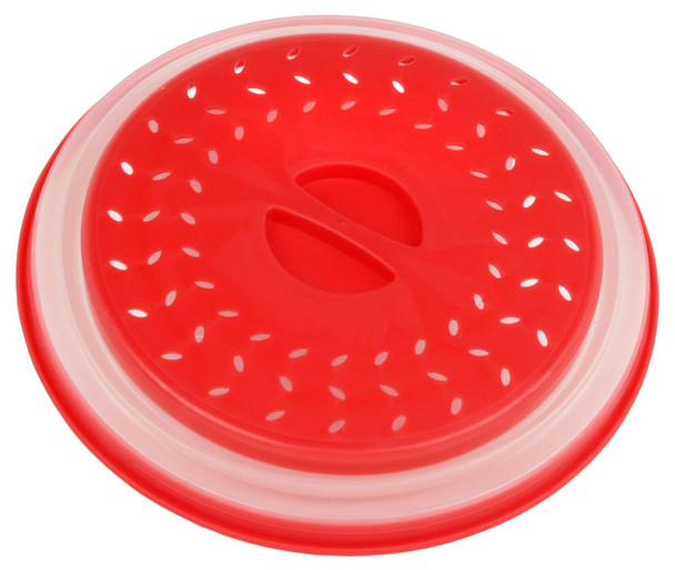 Heat Eat NS450 Microwave Plate Cover/Colander/Strainer, Red Or Blue, 27cm