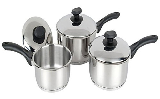 Stainless steel collection Set of COOKWARE, Mixed