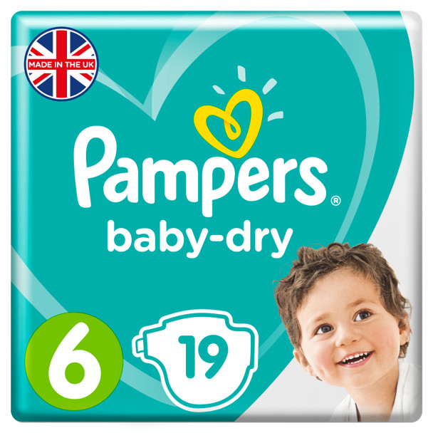 Pampers Baby Dry Nappies Size 6 ( 13kg to 18kg )