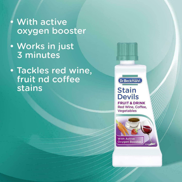 Dr. Beckmann Stain Devil Fruit & Drinks | Specialist stain remover combats re...