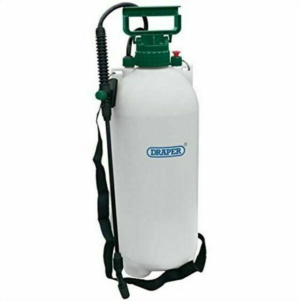 Draper Water Pressure Sprayer 10L - Extra Lightweight/Handheld With Pump Action