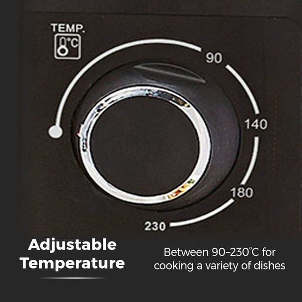 Tower T14044 Mini Oven with Dual Hot Plates, Adjustable Temperature Control, ...