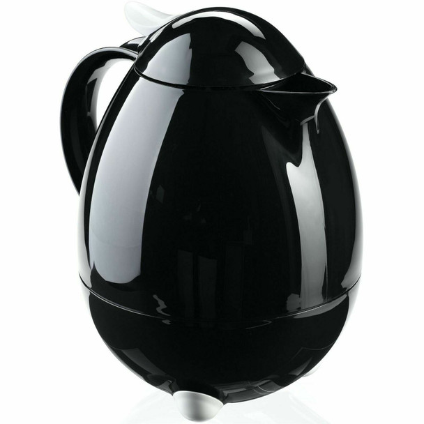 Leifheit Insulating Columbus Jug With Aroma Button - 1.0 Litre Capacity - Black