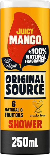 Original Source Mango Shower Gel, 6x250 ml