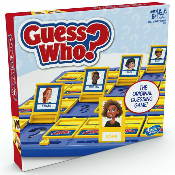 Hasbro Guess Who? Classic Children's and Family Game, For 2 Players, For Ages 6+