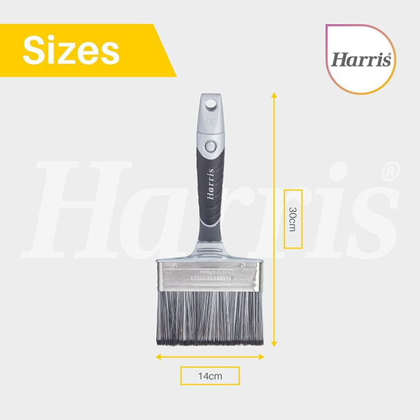 Harris Ultimate Masonry Swan Neck Paint Brush, 120mm