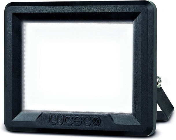 Luceco LED Eco Slimline Floodlight, 14.5 x 12.5 x 5 cm, IP65 Rated, 10 W, Black