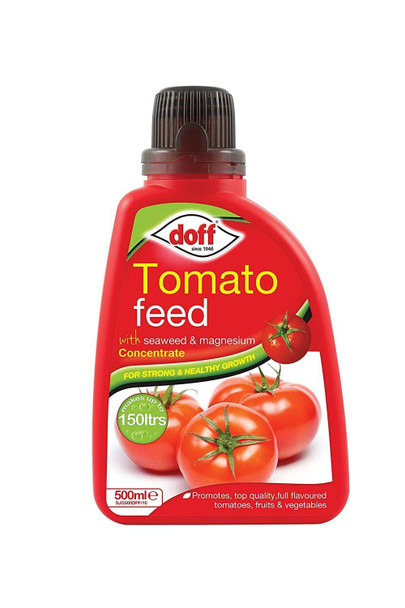 12 x DOFF Tomato & Flowering Plant Feed Concentrate for Outdoor/Growbags 500ml