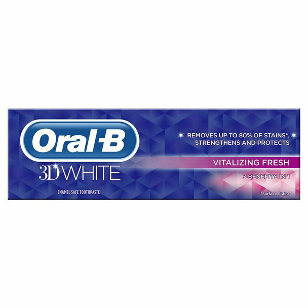 Oral-B 3D White Vitalize Toothpaste, 75ml