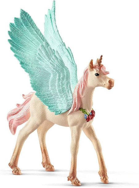 Schleich 70575 Decorated Unicorn Pegasus Foal Bayala Toy Figurine