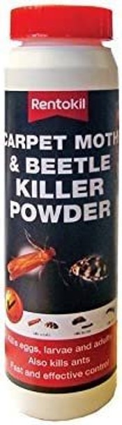 3xRentokil PSC49 Carpet Moth and Beetle Killer Powder