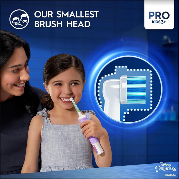 Oral-B Pro Kids Electric Toothbrush 1 Brush Head Disney Princess Character
