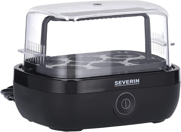 Severin EK 3165 Egg Cooker & Measuring Cup, up to 6 Eggs (S-XL)