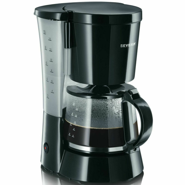 Severin Coffee Maker with 800 W of Power KA 4479 Anti-drip Protection. Black