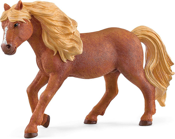 Schleich 13943 Icelandic Pony Stallion Horse Club Toy Figurine for Children 5-12 Years