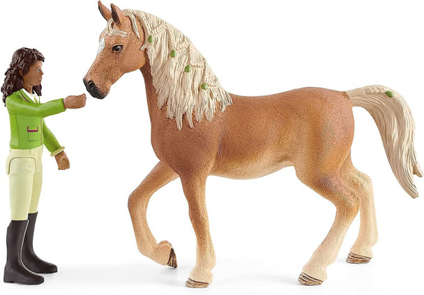 SCHLEICH 42542n Horse Club Sarah & Mystery Horse Club Toy Playset for children aged 5-12 Years