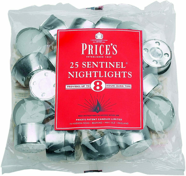 Prices Patent Candles Sentinel Nightlight Bag, Pack of 25