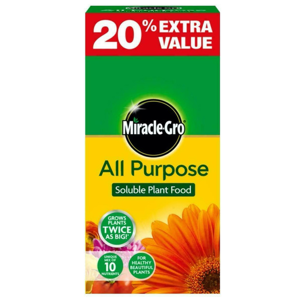 Miracle-Gro All Purpose Plant Food 1kg PLUS 20% Free