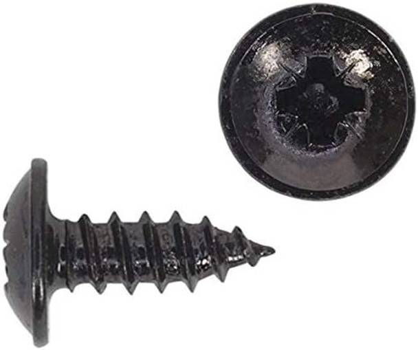 Sealey BST3510 3.5 x 10mm Black Pozi Self Tapping Screw Flanged Head BS 4174 - Pack of 100