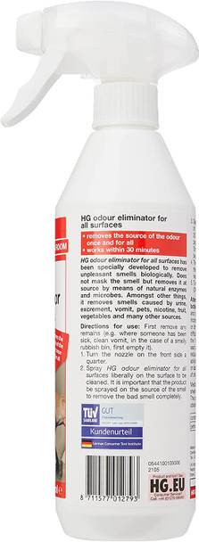 3 X Eliminator of All Unpleasant Smells at Source 500 ml – an Effective Smell