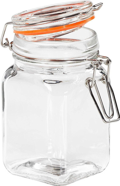 Tala Airtight Clip Top Spice Jars with Silicone Seal Mini Set of 5, 250ml