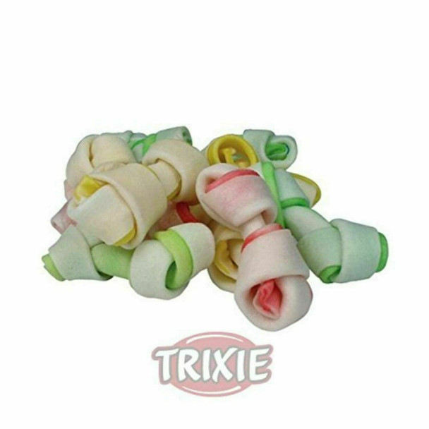 Trixie Denta Fun Dog Snack Mini Knotted Bones, 240 grams