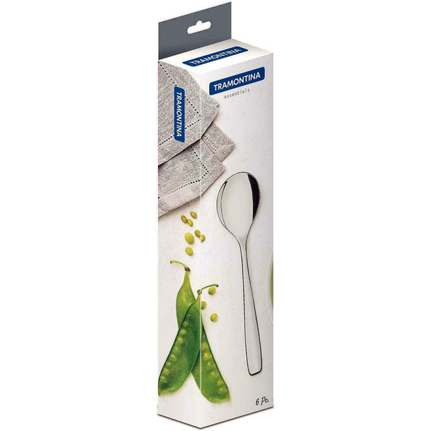 Tramontina 63960/287 Soup Spoon Set, Stainless Steel