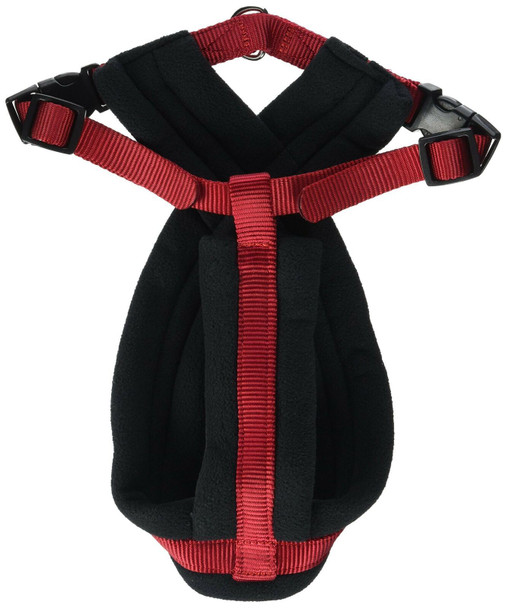 Trixie Premium Harness with Fleece Padding, Red, M–L: 50–90 cm/25 mm