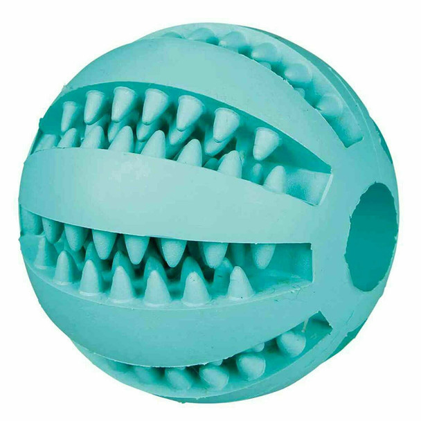 Trixie Denta Fun Natural Rubber Mint Flavour Baseball, 6 cm, Pack of 1