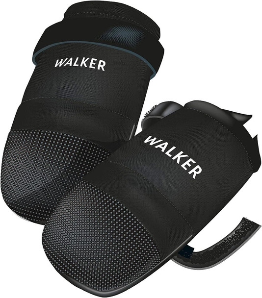 Walker L 2 x Dog Boots, Black