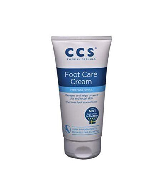 4 x CCS Foot Care Moisturising Cream Effective for Dry/Cracked Heels 175ml