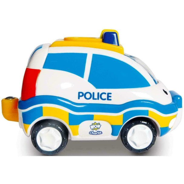 WOW Toys Police Chase Charlie Push & Go Toy Vehicle With Figures, Ages 1-5 Years