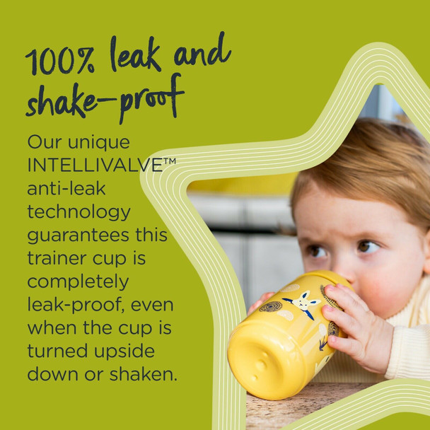 Tommee Tippee Sippee Trainer Cup Sippy Bottle for Toddlers, Leakproof 390ml 12m+