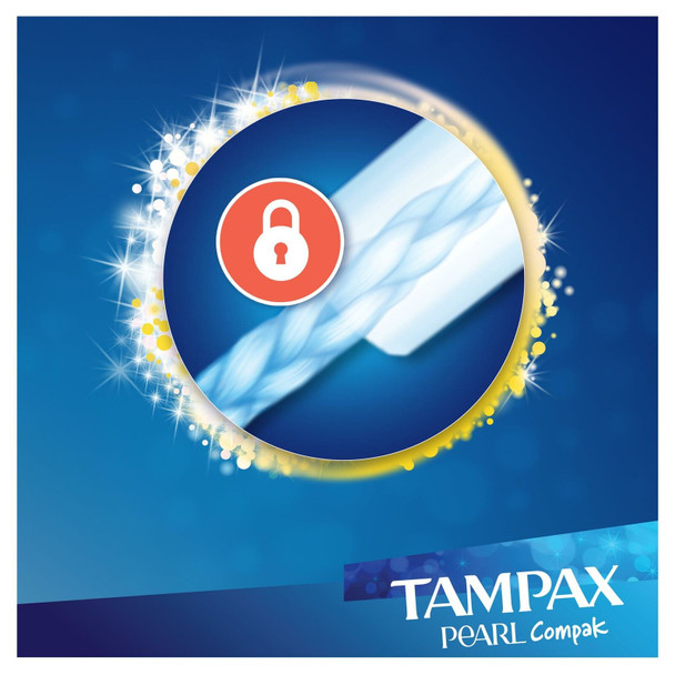 Tampax Pearl Regular Applicator Tampons 18 Pack/Adapts To The Shape Of Your Body