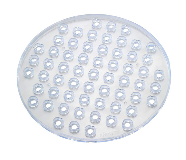 Wenko Extra Strong Sink Drainer Mat Transparent Round Plastic, 31 x 1 x 31cm