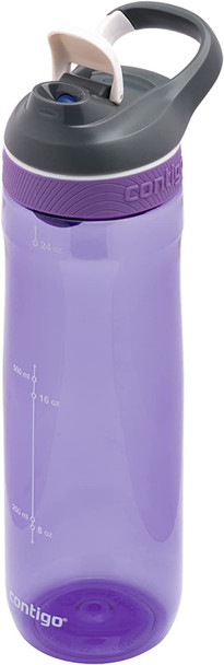 Contigo Cortland Autoseal Water Bottle, Large BPA Free Drinking Bottle, Leakproof Gym Bottle, Dishwasher Safe, Ideal for Sports, Bike, Running, Hiking, 720 ml