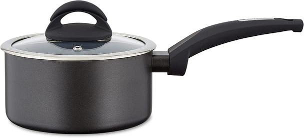 Tower T80358 Cerasure 20cm Saucepan with Non-Stick Coating, Suitable for all Hob Types, Graphite