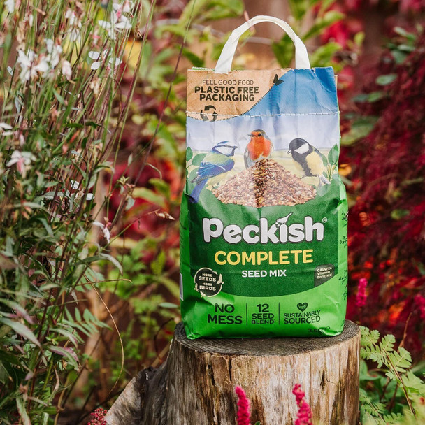 Peckish 60051333 Complete Seed and Nut Mix for Wild Birds, Green,3.5kg