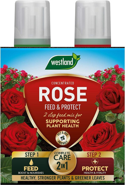 Westland Horticulture 20100417 Rose Feed & Protect Concentrates 2 in 1 (2x500ML)