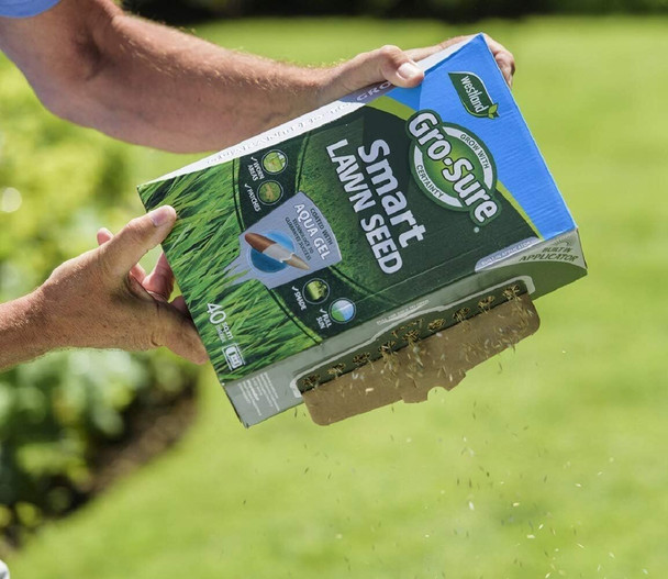 Gro-Sure Aqua Gel Coated Smart Grass Lawn Seed, 40 m2, 1.6 kg