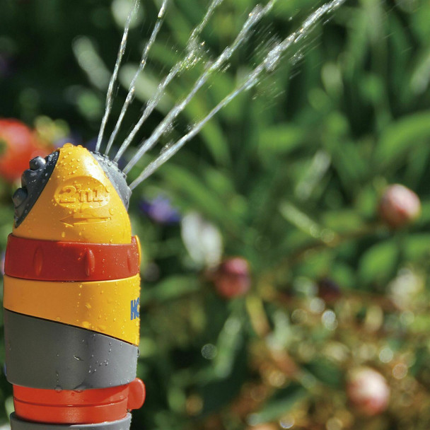 Hozelock Round Sprinkler Pro Lawn Irrigation 314m2 Coverage & Spray Patterns