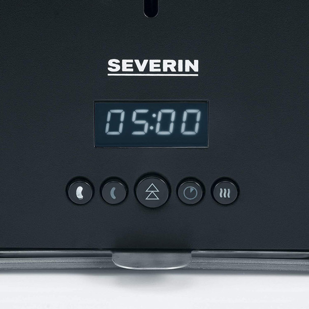 Severin Device for Grilling Sausages with 2000 W of Power Wurster WT 5005, Stainless Steel-Black