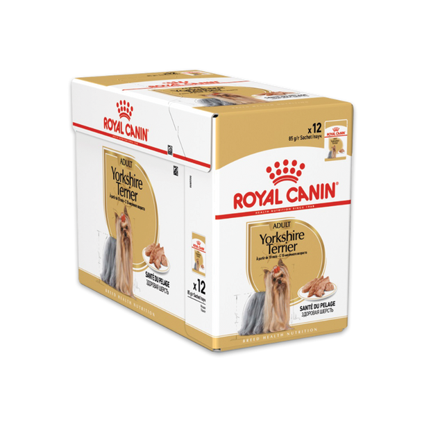 24 x Royal Canin Yorkshire Terrier Wet Dog Food, Supports Digestion, 85g - 10m+