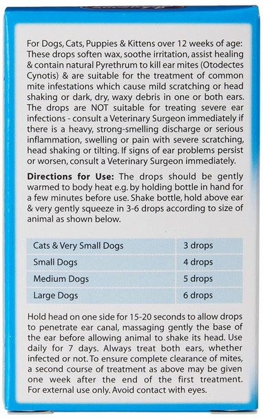 Jvp Dog & Cat Ear Drops 15ml