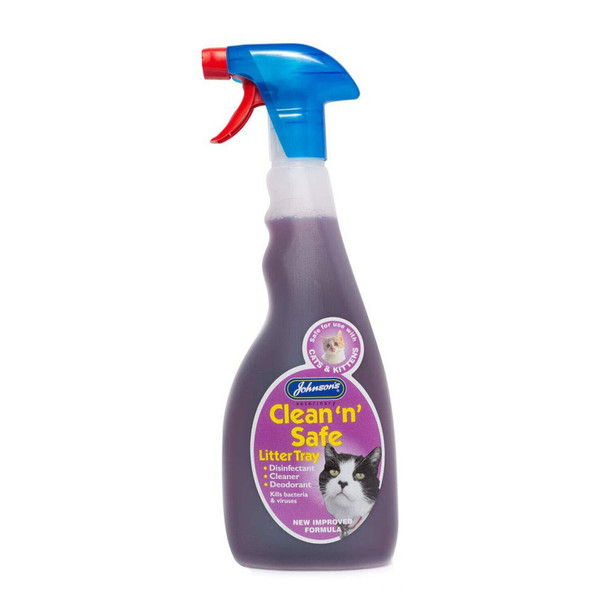 Johnson's Vet Clean 'n' Safe Cat Litter Disinfectant Tray (Purple)