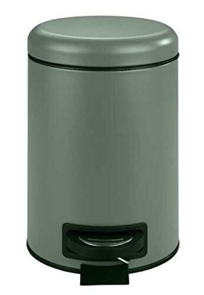 WENKO Cosmetic Pedal Bin Leman Dark Green 3L