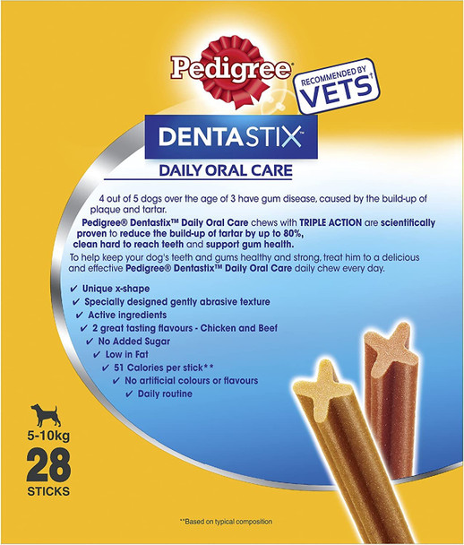 Pedigree Dentastix Fresh 28 Sticks (Pack Size: Small Dog)